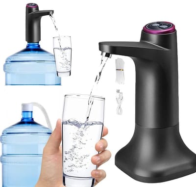 longziming -Elektrische Waterpomp - Draagbare Dispenser - Tafelmodel - Aanraakschakelaar - USB Oplaadbaar - BPA-vrij ABS - Flexibele Voetstandaard - Hygiënisch Water Gebruik - 1 Stuk