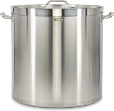 HCB® - Professionele Kookpan - 98 liter - Inductie - Gas - Electrisch - Grote RVS / INOX pan - Soeppan - Horeca pannen - Kookpot - Ø50 cm x H50 cm - 14 kg - 8311