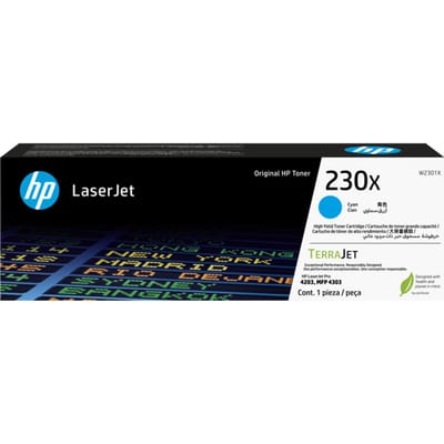 HP 230X (W2301X) toner cartridge cyaan hoge capaciteit (origineel)