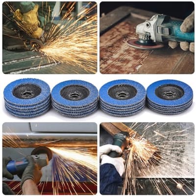 Slijpschijven 20 stuks Ø 125 mm x 22 mm - Hoogwaardige slijpmop set voor haakse slijper