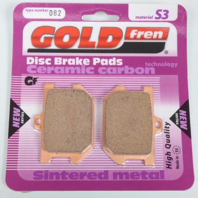 Gold Fren remblok voor Motorfiets Yamaha 650 XJ LH Midnight 1981 AVG/AVD Nieuw