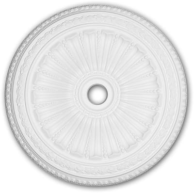 Plafond Rozet 156036 Profhome Sierelement plafond centrum neo-renaissance stijl wit Ø 88,7 cm