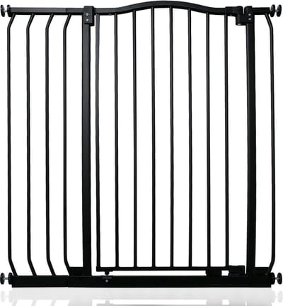 Safetots Klemhek met Gebogen Bovenkant, 89-98cm, Zwart, Hoog 100cm