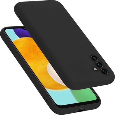 Cadorabo Hoesje geschikt voor Samsung Galaxy A13 5G in LIQUID ZWART - Beschermhoes gemaakt van flexibel TPU silicone Case Cover