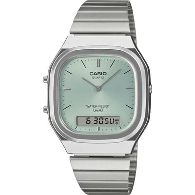 Casio Casio Collection Vintage AQ-240E-2AEF Horloge - Staal - Zilverkleurig - Ø 35 mm