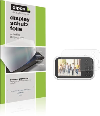 dipos – 4x Matte Beschermfolie geschikt voor Andoer 111 | Krasbestendige & antireflecterende Screenprotector Ultra-Thin