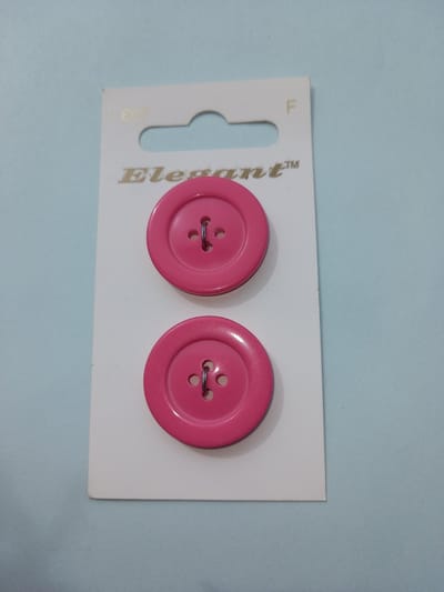 Knoop roze rond  Elegant nr. 607