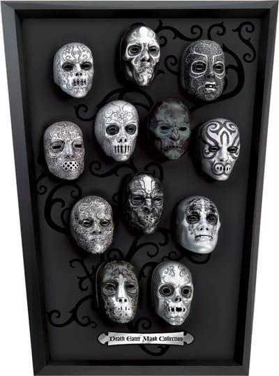 The Noble Collection Harry Potter Muurdecoratie Death Eater Mask Collection Zwart