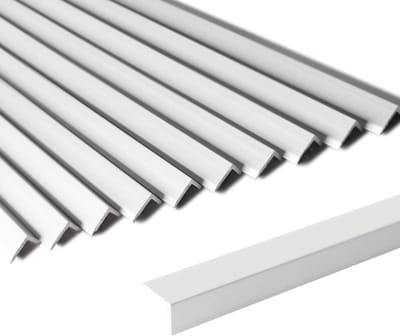 Aluminium Tegel Trim - Sierlijsten Keuken - Rand Afwerking - Groefontwerp - 10 stuks 30.5cm - Mat Zilver