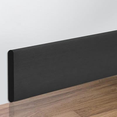 2M waterdichte behuizing, zelfklevende plintlijn, 3D-muursticker, verdikt, antibotsingsdecoratie, kinderhoeklijn 2m black