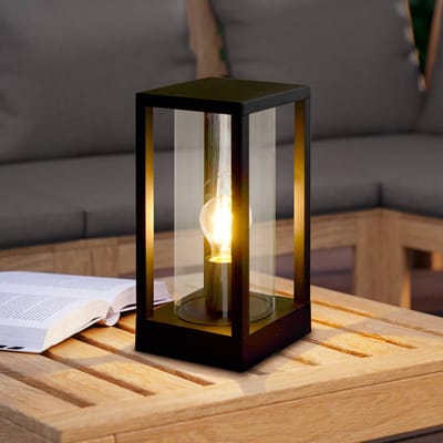 EGLO Cascinetta Sokkellamp Buiten - E27 - 30,5 cm - Zwart