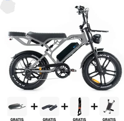 V20 Pro Fatbike 2026 | Hydraulische remmen | 80-100KM bereik | Straatlegaal | Hoog model