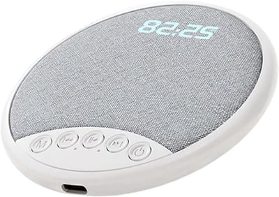 Slaapkussen Speaker - Mini Muziek - Rustige Slaap - Witte Ruis Instellingen - 10 cm - Grijs