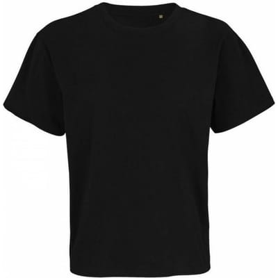 SOLS Unisex volwassen Legacy oversized T-shirt (Diep zwart)