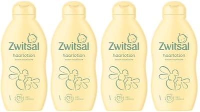 Zwitsal Goedemorgen Haarlotion - Baby - pH-neutraal met vitamine E - 4 x 200 ml