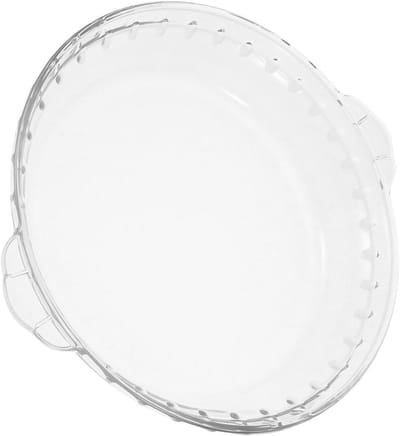 Glazen Magnetron Deksel - Hittebestendig Glas - Schoon Koken - Vaatwasserbestendig - 22.7 cm - Transparant