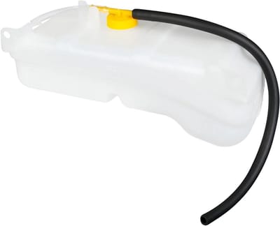 Expansievat Koelvloeistof - Overlooptank Reservoir - Motorkoeling Verbeteren - Dubbele Pijp - One Size - Zwart