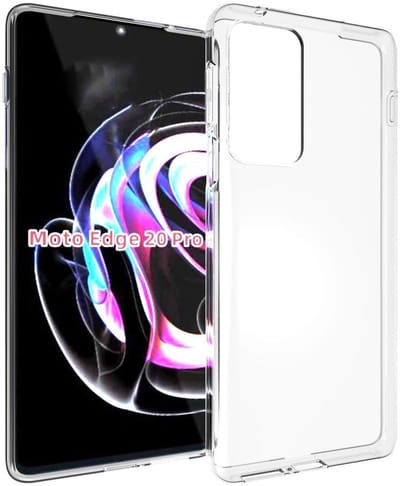 Transparant Dun TPU Hoesje Geschikt voor Motorola Edge 20 Pro | Back Cover | Lichtgewicht | Ultra Dun Hoesje | Flexibel | Zacht TPU | Doorzichtig