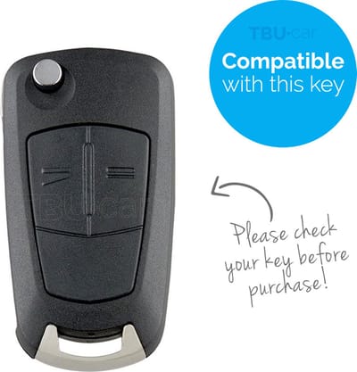 Autosleutel Hoesje geschikt voor Opel - SleutelCover - Silicone Autosleutel Cover - Sleutelhoesje Rood