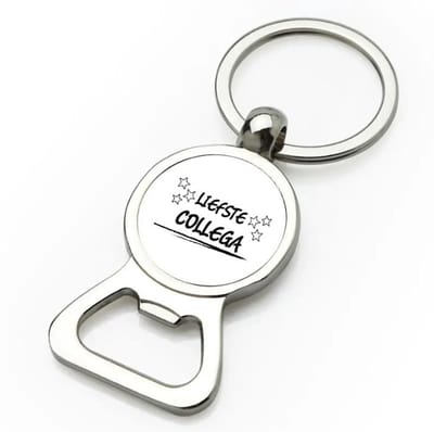 Akyol - liefste collega flesopener - Collega - een collega - werk - collega's - baan - afscheidscadeau - verjaardagscadeau - kado - gift - geschenk - 9 bij 3 cm