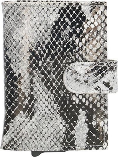 Charm London Leather Camberwell pasjeshouder snake grey