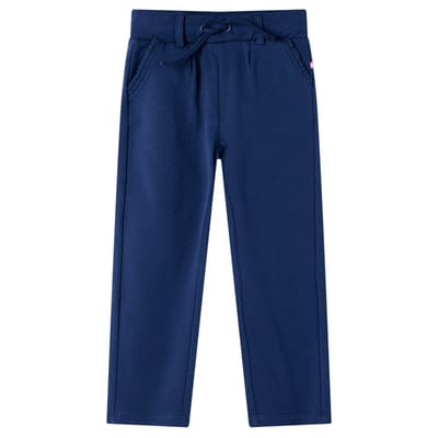 vidaXL Kinderbroek met trekkoord 116 marineblauw