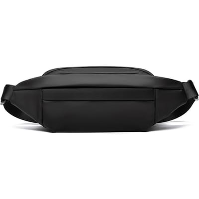 Heren Borsttas, Kleine Crossbody Tas, Multifunctionele Crossbody Tas, Fietskoerier, Schoudertas, Heuptas, Rugzak voor Heren zwart