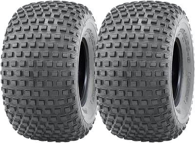 22x11.00-8 ATV-band met noppen, quad-aanhangerband 22 11 8, 4-laags heavy-duty, set van 2