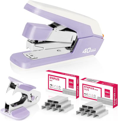 Moeiteloze desktopnietmachine met 40-50 vel capaciteit - Zware nietmachine inclusief nietjes en nietverwijderaar