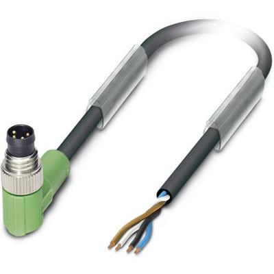 Phoenix Contact 1681813 Sensor/actuator connector, geassembleerd M8 Aantal polen (sensoren): 4 Stekker, haaks 1.50 m 1 stuk(s)