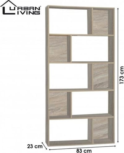"EVORA" PLANK MET HOUTLOOK 83X23XH173CM