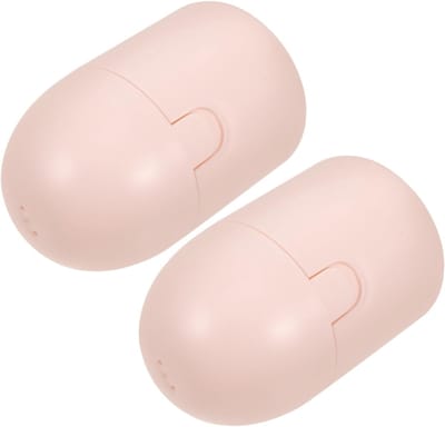 Opbergdoos Menstruatiecups - Houders Cups - Reizen Onderweg - Ademend Lichtgewicht - 8.5 x 5 cm - Roze