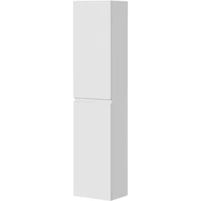 Aquazuro Hoge Badkamerkast Napoli 40cm - Hoogglans Wit - Met 2 Deuren - 40x176x30cm