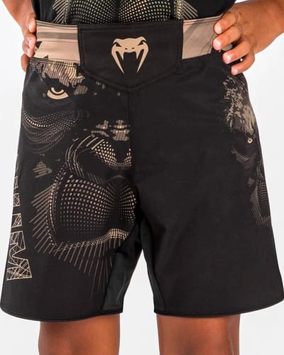 Venum Gorilla Jungle Fightshorts Kids Zwart Zand - Kids - 8 Jaar