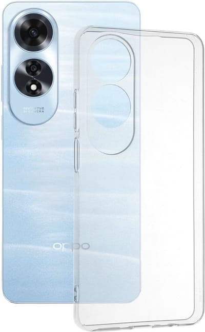 Hoesje geschikt voor Oppo A60 4G - Techsuit Clear Silicone Back Cover - Transparant