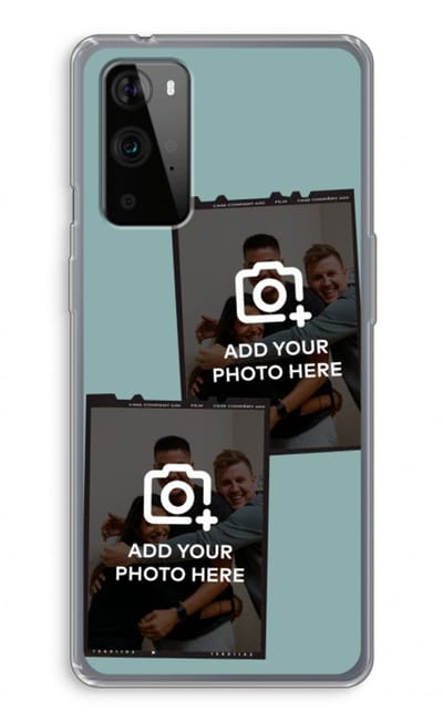 Gepersonaliseerd - Case Company® - Hoesje geschikt voor OnePlus 9 Pro hoesje - Polaroid Zwart - Soft Cover Telefoonhoesje - Bescherming aan alle Kanten en Schermrand