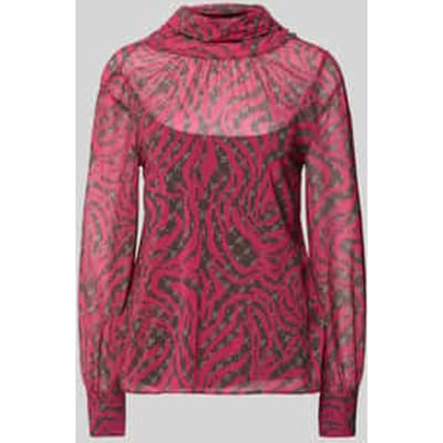 Blouse met opstaande kraag