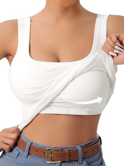 Livano Open Rug Top - Backless - Body - Jurk - Shirt - Wit - Maat XS