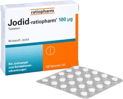 Jodid-ratiopharm 100 μg tabletten, 100 stuks | jodium tabletten | jodium