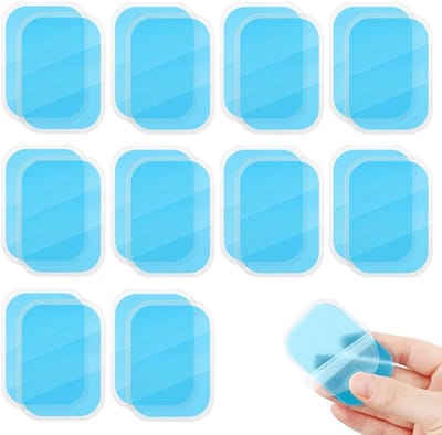 Thijox - 20 Stuks Gelpads voor EMS Buiktrainer - Elektrische Spierstimulatie - Hydrogel Reserveonderdelen - Comfortabele en Veilige Training - Multifu