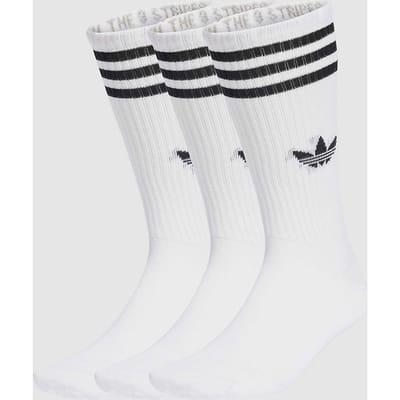 adidas Originals 3S High Cr S 3P Socks wit
