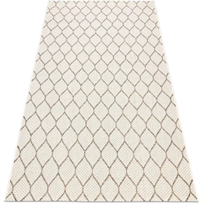 Kleden Rugsx Sisal tapijt SISAL BOHO 46211061 klaver geruite 160x230 cm