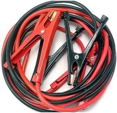 Startkabel Auto - Overbruggingskabel Accukabel - Accu Starten - Volledig Geïsoleerde Tangen - 4 meter 600 AMP - Rood Zwart