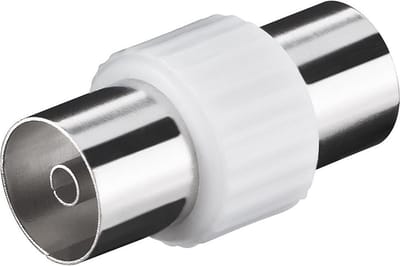 IEC (v) - IEC (v) coax koppelstuk