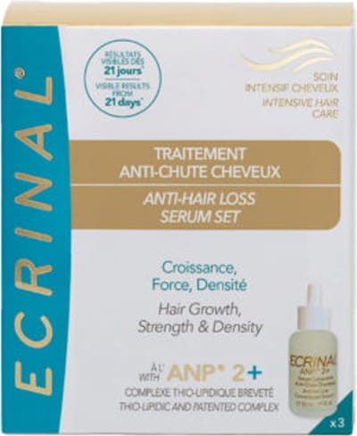 Ecrinal Intensieve Haarverzorging ANP 2+ Anti-Haaruitval Behandeling 3 x 50 ml