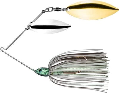 Spinnerbait Lokaas - Kunst aas Vissen lokaas - Vissen op roofvis - Tour Grade ontwerp - 3/8 oz - Groen Glimmer