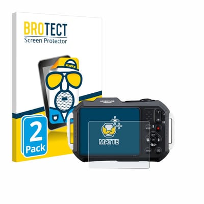 BROTECT - Screenprotector voor Ricoh Pentax WG-1000 - Folie Beschermfolie matte 2 Stuks