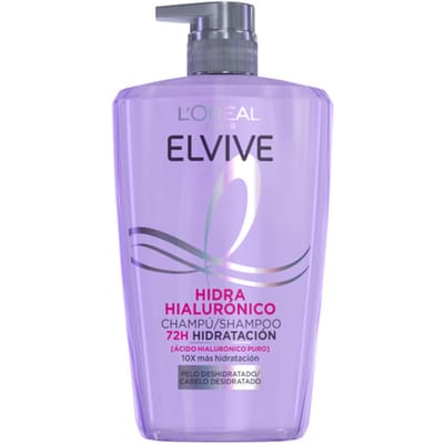 Elvive Hydra Hyaluronic Shampoo 72 Uur Hydratatie 1000 ml