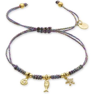 Luxenter Sterling Zilver 925 en Briljant Zirkonia Armband afgewerkt in 18k geel goud - Linduk