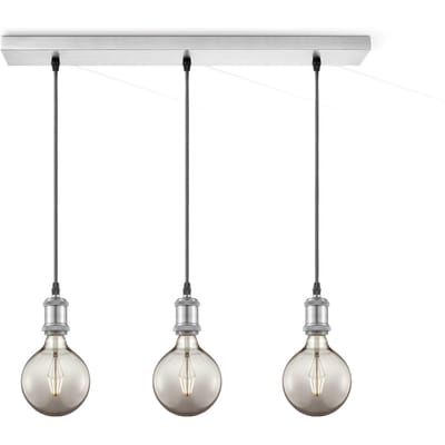 Home sweet home hanglamp Vintage 3L Beam Globe g125 - smoke